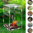 thumbnail image 3 of Caja de alimentación para reptiles, contenedores acrílicos para terrario, para araña, lagarto, Rana, escarabajo, 3 of 5
