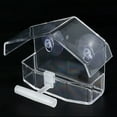 thumbnail image 6 of Tcwhniev Bird Feeder Wild Bird Seed Feeder Removable Window Suction Cups Hanging Clear Viewing Feed Tray, 6 of 9