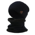 thumbnail image 2 of Herrnalise Men's And Women's Winter Plus Velvet Thickened Earmuffs Hat And Scarf 2-Pieces, 2 of 5