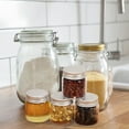 thumbnail image 4 of HONITANO 20Pcs Small Glass Containers with Lids for Food Storage and Spice Keeping, 4 of 6
