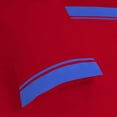 thumbnail image 4 of DNG Creations 4 Piece Two Tone Sheet Set - 10 Inch Deep Pocket ( Solid Red/Royal Blue - Twin XL ), 4 of 4