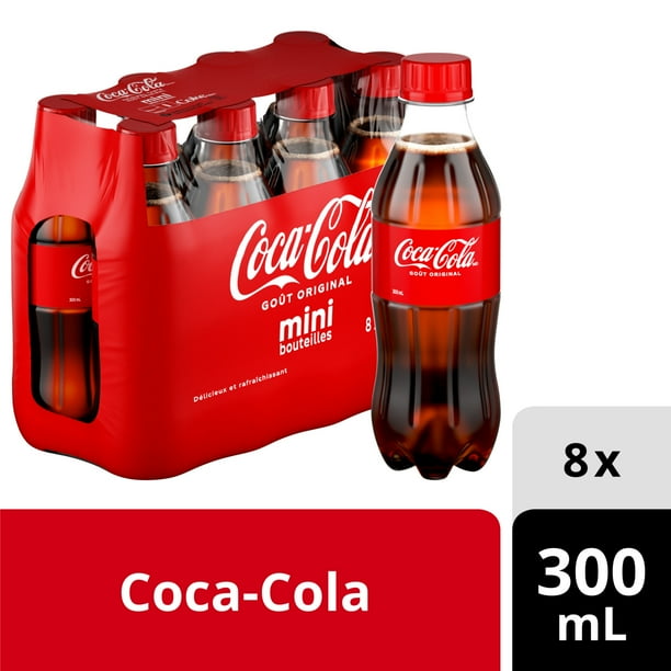 Coca-Cola 300mL Mini Bottles, 8 Pack, 300mLx8 - Walmart.ca