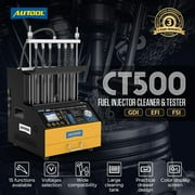 جهاز اختبار تنظيف حاقن الوقود Autool لـ Gdi Efi Fsi، 6 أسطوانات، جهاز اختبار تنظيف حاقن الوقود بالموجات فوق الصوتية 2000 مل، إعدادات نبضة 0-40 مللي ثانية، خطوة 0.1 مللي ثانية، Ct500