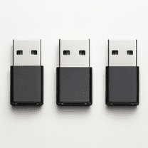 USB C 3.1 Type C to USB Type A Port Converter Adapter Silver 3-Pack