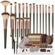 thumbnail image 1 of Juego de brochas de maquillaje GZIXBDA 48 piezas sintéticas con bolsa para principiantes, 1 of 9