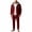 30XQGNDK Brick Red, variant on Men's Clothing Sets Male Checkered Hoodie Tracksuit Long Sleeve Plaid Shirt Top And Elastic Waist Trousers Relaxed Cut Pajama Suit