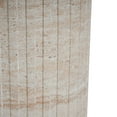 thumbnail image 4 of Christopher Knight Home Elegant 15.75" Outdoor Lightweight Concrete Round Side Table, Travertine Finish, 4 of 9
