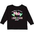 thumbnail image 3 of Inktastic My Mom is the Best Librarian Ever Boys or Girls Long Sleeve Toddler T-Shirt, 3 of 5
