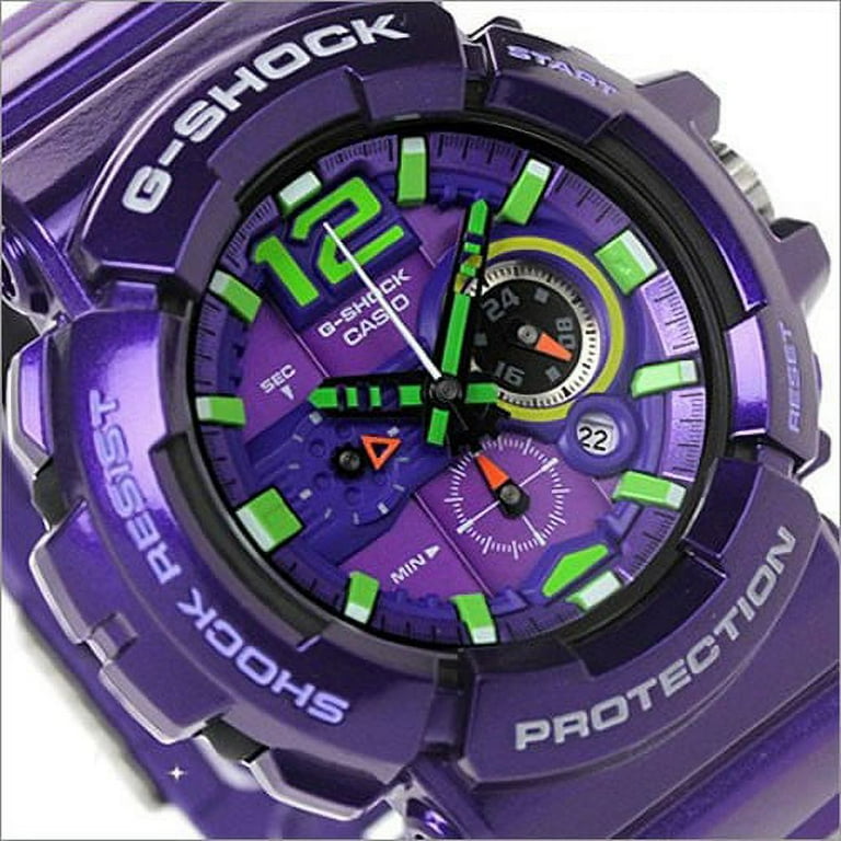Men's G-Shock GAC110-6A Purple Plastic Quartz Watch Men's G-Shock GAC110-6A Purple Plastic Quartz Watch