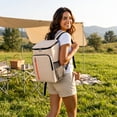 thumbnail image 7 of Cooler Backpack, Large Capacity Insulated Lunch Bag with Bottle Holders, Portable Food Storage Backpack for Daily Travel Office Car Picnic Camping and Outdoor Activities, 7 of 7