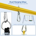 thumbnail image 6 of Gymax 660 LBS Heavy-Duty Metal Swing Frame Extra Large Swing Stand for Kids and Adults, 6 of 9