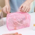 thumbnail image 4 of Makeup Organizer Case Medium Make up Cases Big Mint Makeup Brush Holder Travel Toiletry Pouch Large Big Makeup Organizer Large Capacity Travel Cosmetic Bag Cosmetic Bags Makeup Bags For Ladies Travel, 4 of 7