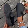 thumbnail image 4 of HTHLVMD Slip On Casual Flat Shoes, Comfortable Non-Slip Daily Shoes, Traditional Chinese Style Flats, Fashion Shoes, Women's Casual Flat Shoes - Lightweight for Daily Use - Rubber Sole, Black 5.5, 4 of 7