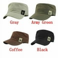 thumbnail image 6 of Clearance! Fdelink Flat Patrol Field Cap Hat Roof Cf Hat Cadet Bush Baseball Baseball Caps the Hat, 6 of 7