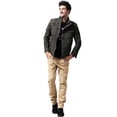 thumbnail image 2 of Chaquetas de algodón puro para hombre Chaquetas de trabajo informales, 2 of 7