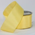 thumbnail image 2 of The Ribbon People Lemon Yellow Solid Wired Craft Ribbon 2.5" x 27 Yards, 2 of 3