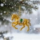 thumbnail image 5 of Colgante navideño plano de acrílico 2D con forma de remolque | Decoración festiva para el hogar | Adorno duradero para árbol y repisa | Regalo para las fiestas, 5 of 5