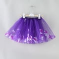 thumbnail image 4 of XQYLOS Toddler Girls Princess Tutu Party Skirt - Layered Tulle Ballet Dance Skirt for Birthday Photography Props, Adjustable Elastic Waist Soft Mesh Petticoat, 4 of 9