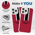 thumbnail image 2 of Arkansas Razorbacks HD Phone Case Compatible with Apple iPhone 15 Plus (Stripe) by Affinity Bands, 2 of 3