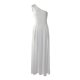thumbnail image 5 of Vestido de mujer de moda casual de verano sin mangas de color sólido con un solo hombro Pompotops ghjkhdj18340, 5 of 5