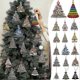 thumbnail image 3 of Colgante de árbol de Navidad creativo de madera pintada, decoración colgante navideña para el hogar, delfín 9, 3 of 5