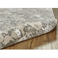thumbnail image 6 of Orin Modern Metallic Fluid Rug, Silver/Ivory Bone, 5ft x 8ft Area Rug, 6 of 7