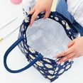 thumbnail image 4 of Matsuzay Bolsa de almuerzo térmica para aventuras al aire libre Manténgase caliente o frío en cualquier lugar Bolsa de almuerzo aislada Mostrada Como se muestra Margarita, 4 of 6