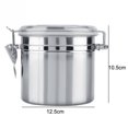 thumbnail image 1 of Airtight Stainless Steel Jar Canister Coffee Flour Sugar Tea Container Holder, 1 of 8