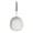 Green, variant on WNFJR Large Plastic Leaky Spoon for Food, Soup Skimmer with Slotted Tea Strainer and Stirring Function, Orange/Green, 365x156x3cm
