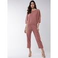 thumbnail image 6 of Zima Leto Women's Solid Loose Top And Pant Set With Shimmer Details, 6 of 10