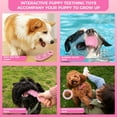 thumbnail image 6 of Puppy Toys, 9 Pack Puppy Chew Toys for Teething, Cute Pink Small Dog Toys, Teething Toys for Puppies, Soft Durable Interactive Dog Chew Toy for Small Dogs, 6 of 13