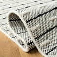 thumbnail image 5 of SAFAVIEH Vermont Wynonna Stripe Runner Rug, Ivory/Black, 2'3" x 8', 5 of 8