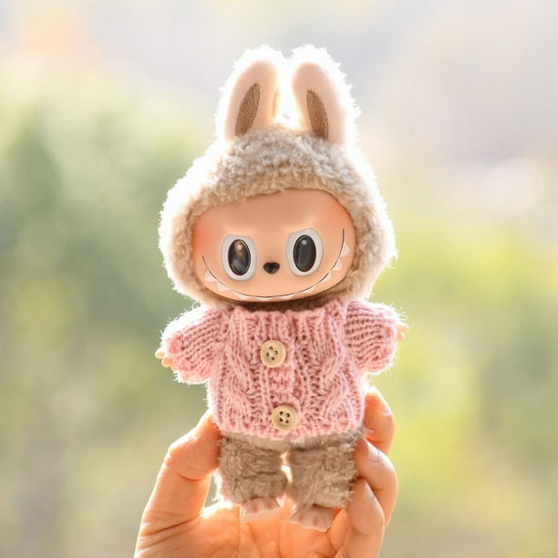Mini ropa de peluche para munecas de 17cm accesorios para traje sueter para munecas Kpop Exo Labubu Idol coreano DIY regalo para ninos y ninas Walmart en linea