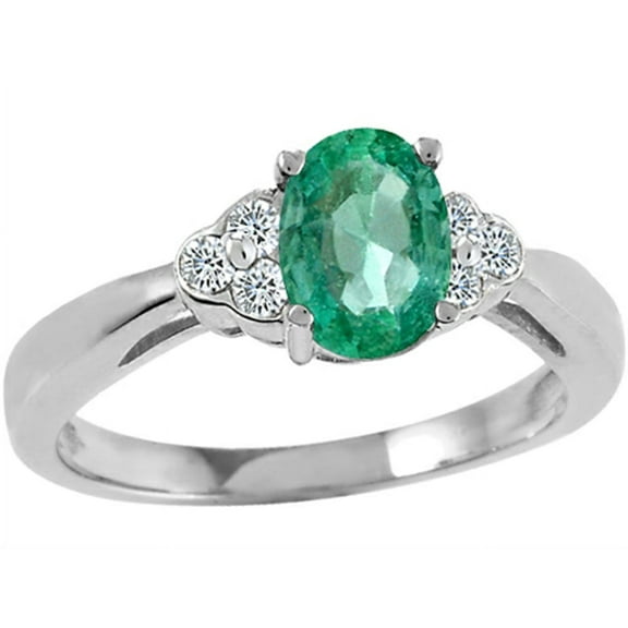Tommaso Design� Genuine Emerald Ring