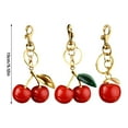 thumbnail image 5 of AOOOWER Charming Cherry Keychain Accessory Fashion Keyrings Elegant Bag Embellishment, 5 of 12