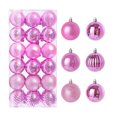 thumbnail image 3 of HongHeng 72Pcs Christmas Ball Ornaments, Pre-Strung Xmas Tree Decorations, Holiday Hanging Balls, Christmas Decorations, 3 of 4