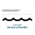 thumbnail image 5 of Schoolgirl Style Scalloped Bulletin Board Borders, 3' x 2-1/4", Simply Stylish Black & White Wavy Line, 13 Strips, 5 of 7