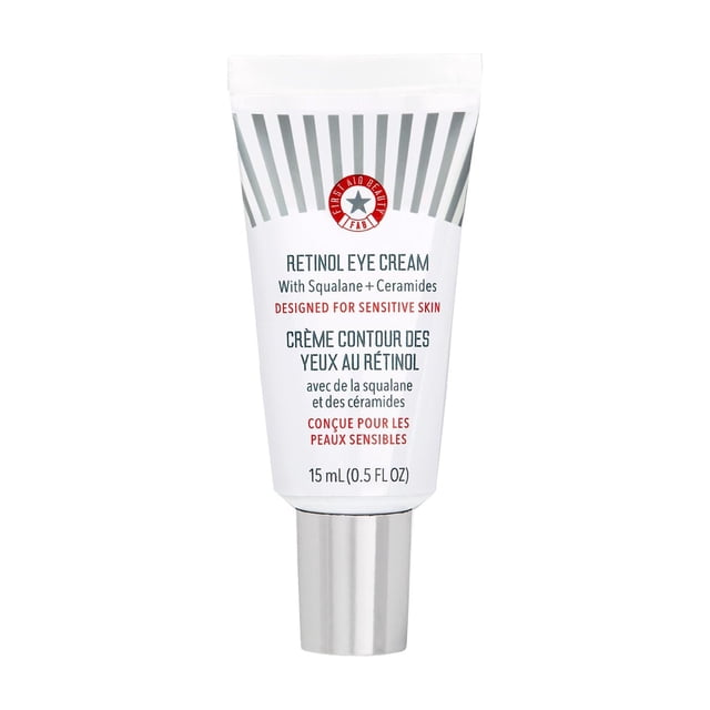 Crema para ojos First Aid Beauty Retinol con escualano+ceramidas, 15 ml