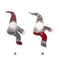 thumbnail image 3 of Kearding Cortina de Navidad hebilla Tieback lindo bosque hombre Tiebacks con sombrero largo felpa gancho sujetador abrazadera ventana decoración hogar Kits de decoración para fiestas Rojo Kearding HA070332-01, 3 of 6