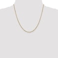 thumbnail image 5 of Auriga Fine Jewelry 14K Yellow Gold 1.7 mm Flat Cable Chain Necklace for Women 16", 5 of 6
