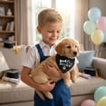 thumbnail image 7 of Graduation Dog Bandana, Funny "My Mommy Did It" & "It Was Ruff, But We Did It" Pet Bib Scarf for Class of 2026 Ceremony, Adjustable Triangle Neck Tie for Photo Props C, 7 of 7
