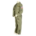 thumbnail image 2 of Traje de piloto de combate Aeromax Jr. Talla 4/6 con gorra bordada, 2 of 5