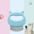 thumbnail image 2 of FZFLZDH Pet Comb Cat Dog Cleaning Massage Shell Comb Grooming Hair Removal Shedding Brush, 2 of 7