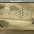 thumbnail image 6 of Ambesonne Tropical Place Mats Set of 4, Sepia View of Island, Standard Size, Sepia, 6 of 6