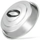 thumbnail image 1 of Tapa de olla de acero inoxidable, cubierta redonda para rociar, cubierta para cocinar al vapor, utensilios de cocina para parrilla con parte superior plana, 1 of 6