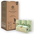 thumbnail image 1 of Bolsas compostables para excrementos de perro Pawtopia (120 bolsas) biodegradables, 1 of 7