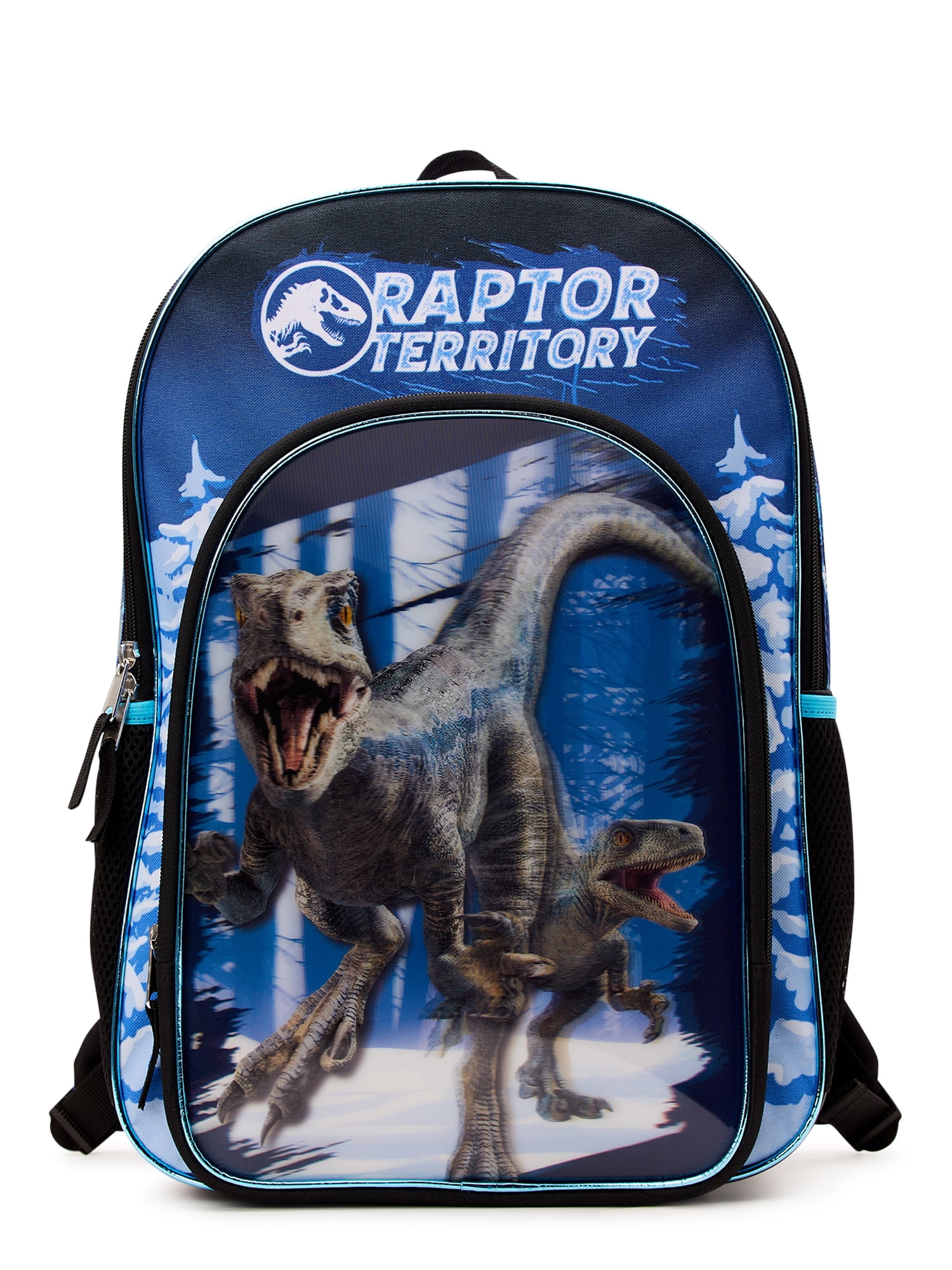 Jurassic World Kids Raptor Territory Print 17" Laptop Backpack