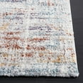 thumbnail image 3 of SAFAVIEH Berber Shag Clover Abstract Area Rug, Blue Rust/Ivory, 11' x 15', 3 of 8