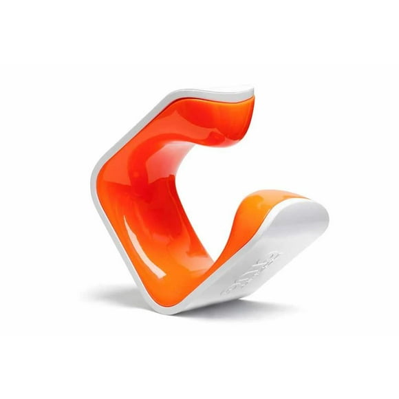 Soporte Pared Bicicleta Hibrida CLUG Blanco/Naranja Hibrido 33-43Mm