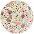 thumbnail image 5 of Unique Loom Whimsy Kids Collection Area Rug - Wildflowers (7' 10" Round Ivory/Light Blue) Perfect For Kids Bed Room/Nursery Room/Living Room/Class Room/Play Room, 5 of 5